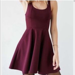 Burgundy Maroon Dress